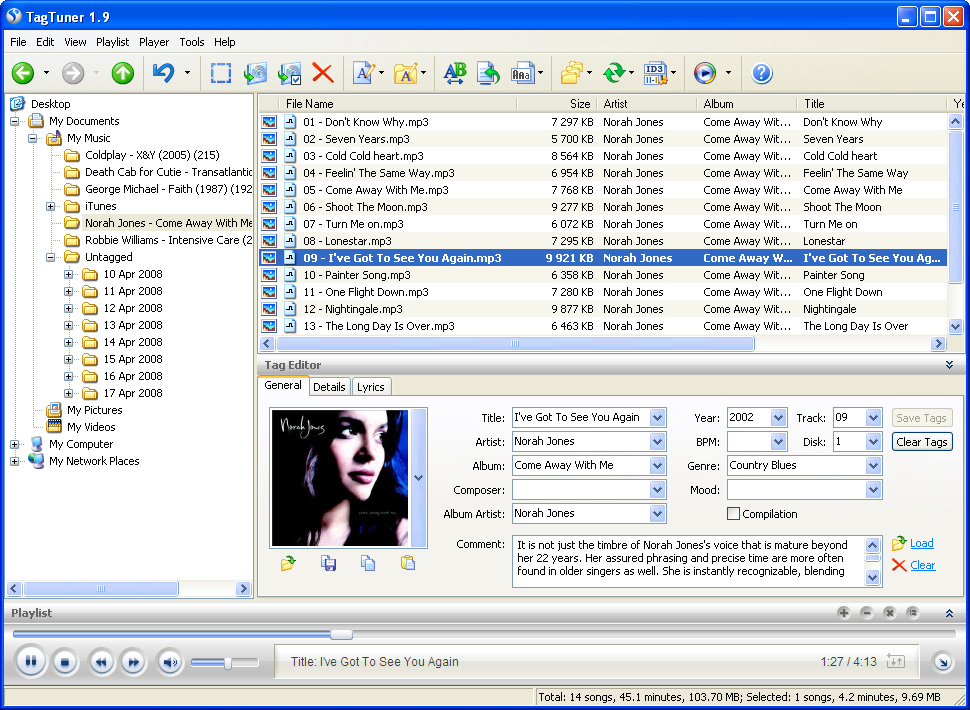 Click to view TagTuner 2.0.1833 screenshot