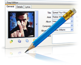 WMA, OGG, Flac, M4p, M4a, MP4, ID3 MP3 Tag Editor.